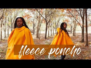 DIY Fleece Poncho/Cape | Manifest Destiny