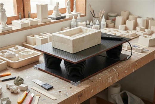 Small Vibration Table for Silicone Molds | Mini Vibro Table for Concrete, Plaster, Resin Casting | Compact Sculpture Making Tool - Etsy