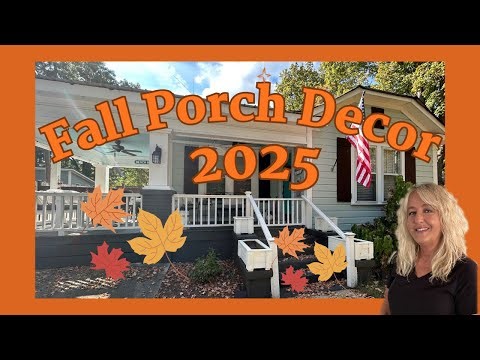 Decorate with Me Fall Porch Decor 2025 Part 1!