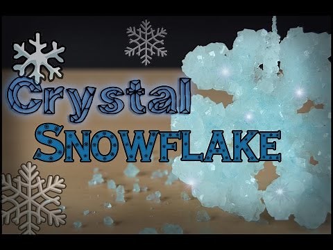 How to Make a Crystal Snowflake