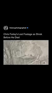 History Photographed on Instagram: "This rare audio clip features the late Chris Farley, the original voice actor for Shrek, performing an emotional scene with Donkey where he reveals his desire for a home.⁠ ⁠ Leaked footage exists of Farley's performance before Mike Myers took over.⁠ ⁠ Myers requested a script overhaul, leading to the 2001 film's final version. Farley's unfulfilled portrayal remains a powerful "what-if" in animation history."