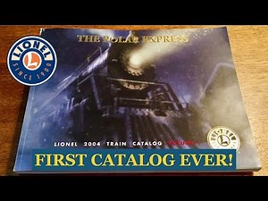 The First Lionel Polar Express Catalog - 2004 Walkthrough (With Preproduction Models)