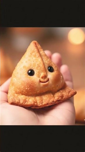 wow samosa eating samosa 🥰🫶#animation #aianimation #cartoon #asmr #food