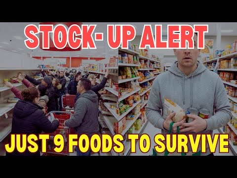 Stock-Up JUST 9 Foods For SURVIVAL (The Rest Are Useless!)