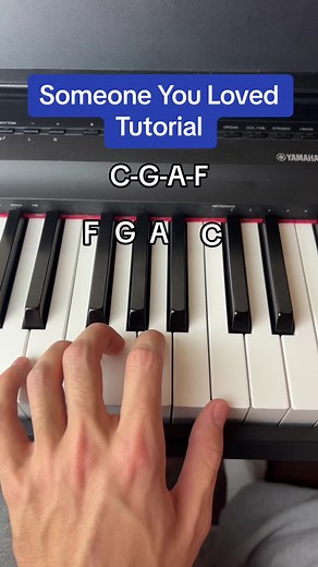 Someone You Loved *Both Hands* with Note Names #piano #tutorial #foryou #someoneyouloved #lewiscapaldi #pianotutorial #fyp