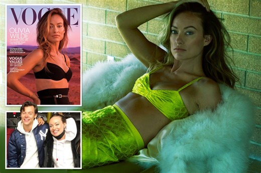 Olivia Wilde bares all on romance with Harry Styles for sexy magazine shoot