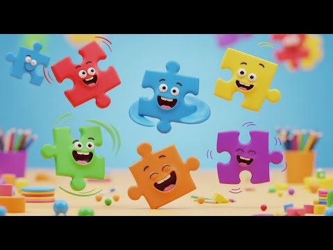Six Petits Puzzles Clic Clic Clic | Chanson de Logique et de Construction