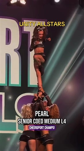 Unity Allstars: Senior Coed Medium 4 Cheersport Champions