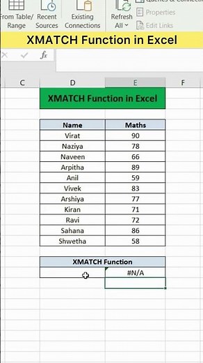 XMATCH Function in Excel | Advanced Excel Formula #excel #exceltutorial #exceltips
