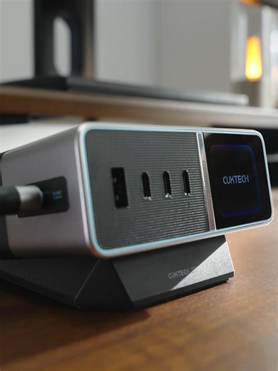 CUKTECH 30 Charging Station Ultra ⚡ 300W MAX DC — One charger. Full desktop power 🎮 No Throttling — Unleash gaming laptops at peak performance 🔌 5 Ports | 300W Total Output — Power everything, all at once 🖥️ 1.83