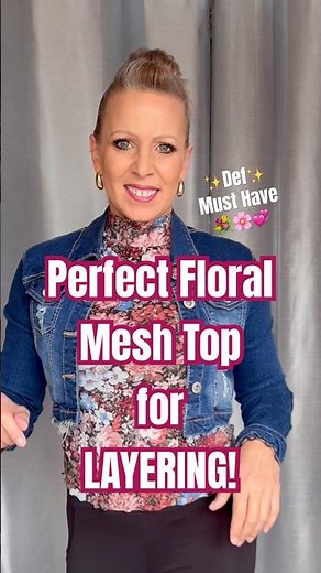 😍EEEK! This Mesh Top Is SO Cute…AND Totally Affordable!💐