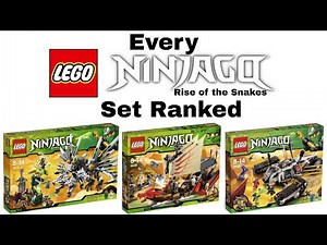 Every LEGO Ninjago Rise of the Snakes (2012) Set Ranked