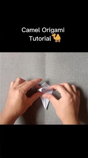 Paper Camel Origami Tutorial 🐪#diy#trending #origami