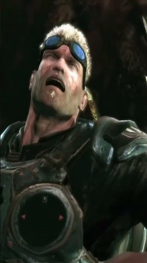 Cole angers the worm in Gears of War 2