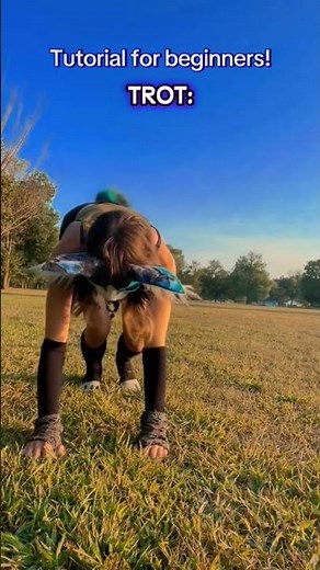 Tutorial for beginners walk trot and run gallup #christiantherian #tutorial #quadrobics