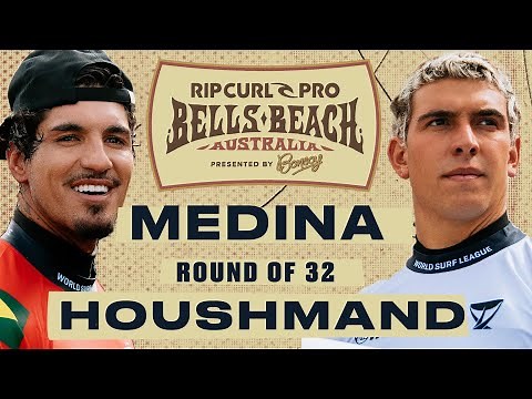 Gabriel Medina vs Cole Houshmand | Rip Curl Pro Bells Beach 2024 - Round of 32