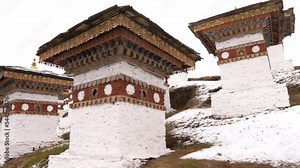 Dochula Pass, Druk Wangyal Chortens in Bhutan