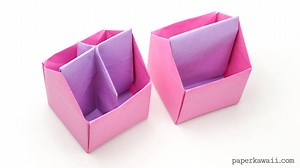 Origami Toolbox / Pen Pot Instructions - Paper Kawaii