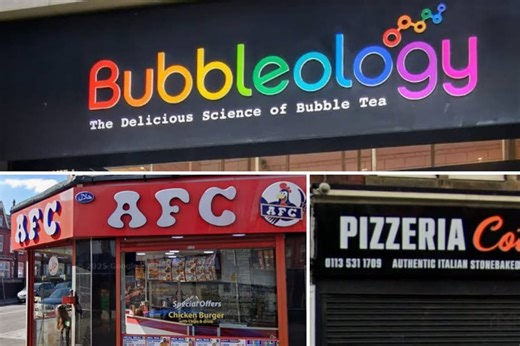 All 21 food hygiene ratings handed out to Leeds takeaways last month