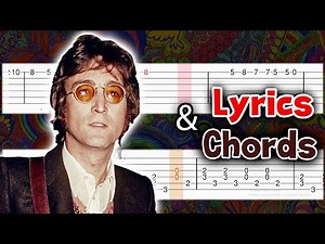 John Lenon - Imagine - Guitar tutorial (TAB) with chords