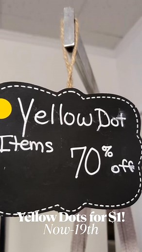 It has got to go! Clothing and apparel with yellow dots are on sale for only $1! Please help us make room for spring inventory by adding to your closet! | Believe It Consignments
