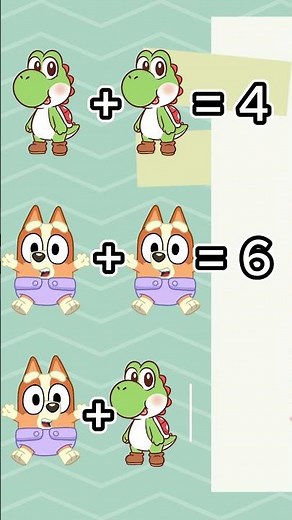 🧮 Aprende a Sumar con Bingo y Yoshi | Sumas Sencillas para Niños 👧🧒 | Burrikiki
