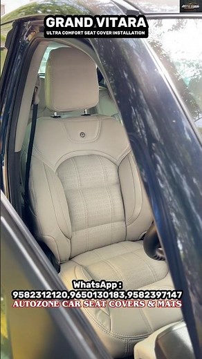 ULTRA COMFORT SEAT COVER INSTALLATION IN GRAND VITARA | AUTOZONE | #carseatcovers #autozone #cars