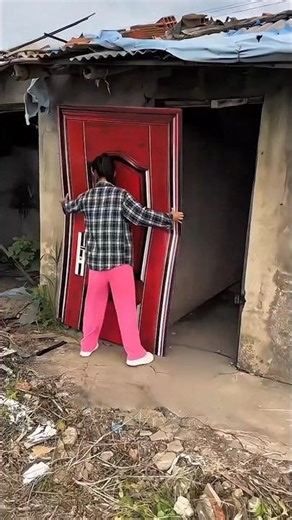 “She Thought It Was a House…Big Mistake~mini wood toy-woodworking art skill/wood hand #shorts