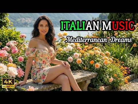 🎶 Italian Vibes & Mediterranean Music 🎶 Amalfi Coast, Portofino & Lake Como Relaxing Escape 4K