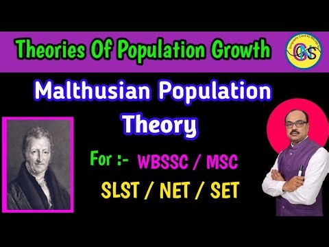 Theories of population growth for slst geography/population theory of malthus