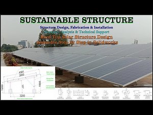 Solar Structure Design Calculations I Roof Top Solar Structure Design I Design Safety & Testing