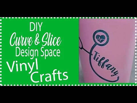 Easy Beginner Cricut Projects Using Slice and Curve tool in Cricut Design Space