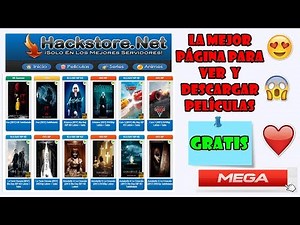 La mejor pagina para Ver y Descargar películas en audio latino ( hackstore.net )