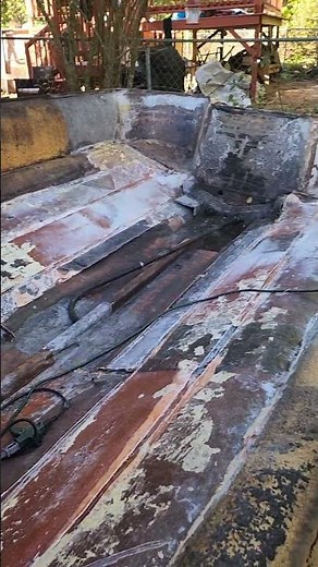 Procraft bass boat build!! Transom rebuild , floor , everything new and light