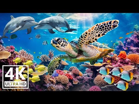 Amazing 4K Ocean Adventure - Dive Deep and Marvel at Sea Animal in The Best 4K ULTRA HDR Aquarium #2