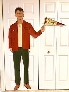 Custom Hand Painted Portrait Banner: Life Size Cutout Personalized Party Decor Hand Drawn - Etsy