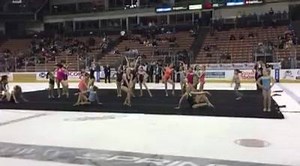 The dancers did a great job performing last night at the Manchester Monarch's Game! 󾮞 | Expressions Dance