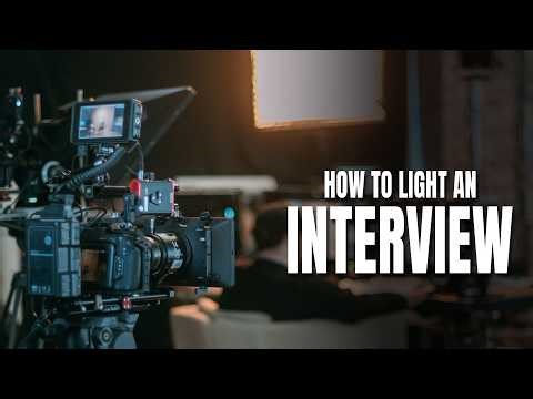 My LIVING ROOM Interview Lighting Setup (Cinematography Breakdown) | Part 1