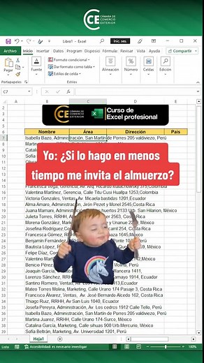 👉Aprende las mejores formulas de Excel y conviértete en un experto. 📊👈 #excelfacil #cursoexcel #excel #exceltutoriales #exceltips #microsoftexcel #analisisdedatos #formulaexcel #cursoexcelonline #excelcurso #estudiantes #superexcel #exceltutoriales #aprendeentiktok #cursoexcel Créditos tik tok: camaracomercioexterior | Secretos de Excel