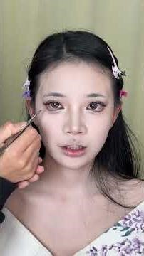 Teach you Japanese pink butterfly makeup step-by-step instruction#Learn makeup from scratc