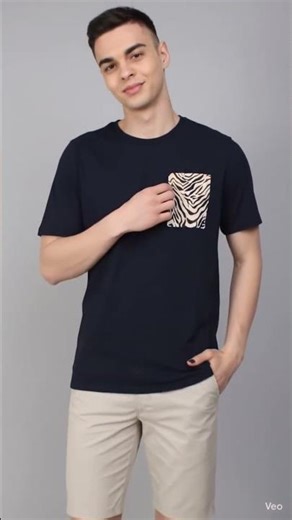 Black T-Shirt with Doodle Pocket Canada 😍 | Simple Yet Creative Style