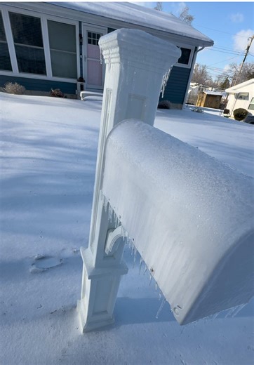 Mailbox Closed Due to Ice Storm