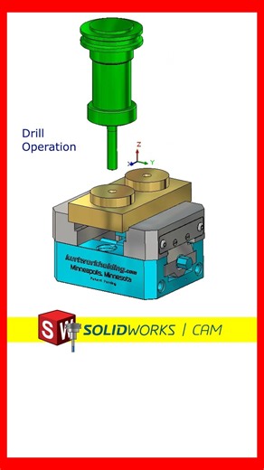 Streamline your CNC holemaking operations effortlessly with SOLIDWORKS CAM Hole Features! 🛠️⚡