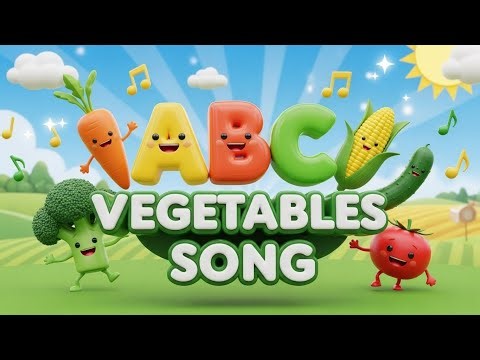 ABC Vegetables Song 🥕🥦🍅 | Learn Alphabet with Healthy Vegetables for Kids