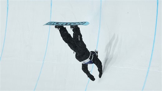 Terrifying moment Winter Olympics star, 17, left motionless after horror crash