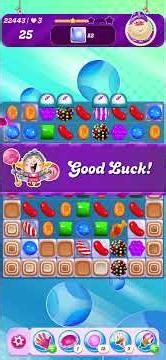 Candy Crush Saga Level 22443 complete + *BOOSTERS x2 + UFO + 11 MOVES* (level 22443)