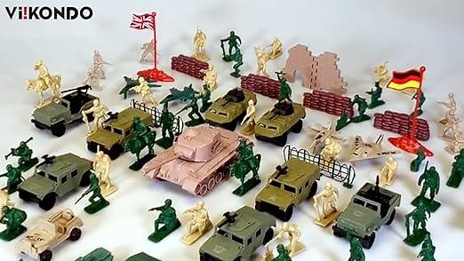 WW2 Military Set Action Figures Playset for 