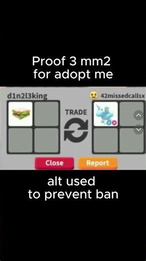 Proof 3: mm2 for adopt me #Roblox #adoptmeroblox