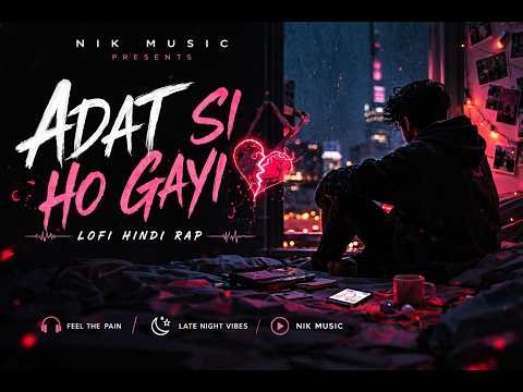 Adat Si Ho Gayi 💔 | Ek Tarfa Pyaar Ka Dard | Sad Lofi Hindi Rap | NIK MUSIC