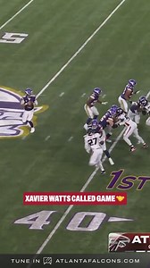 290K views · 3.5K reactions | Xavier Watts sealed the deal with his first career interception! | Atlanta Falcons | Facebook